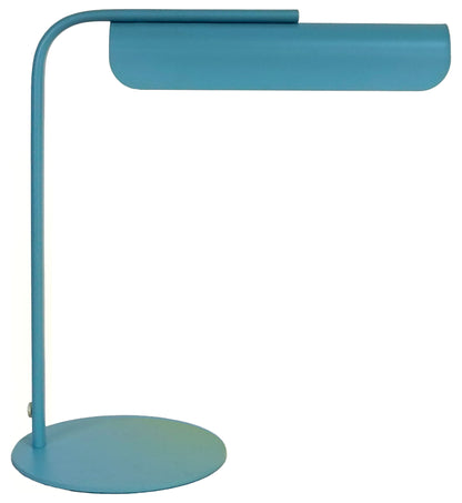 Poet'S Curve II - 14 X 14 - Metal Accent Lamp (Set of 2) - Powder Blue