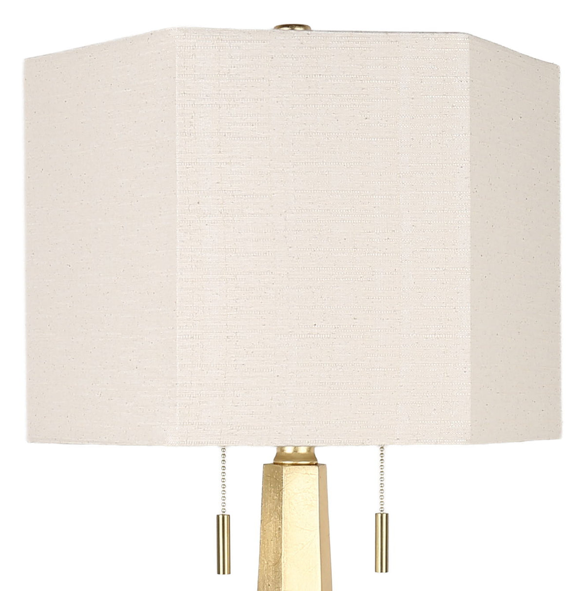 Gilded Spire - 28 X 14 - Resin Table Lamp (Set of 2) - Gold Leaf, Clear Crystal