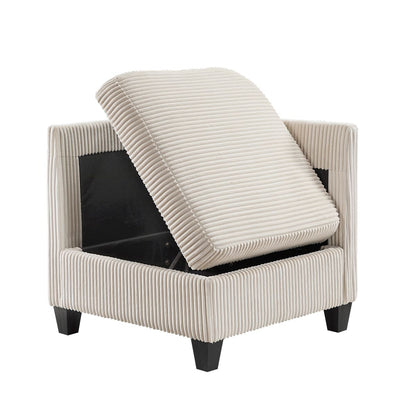 Walterboro - Sectional With Storage, Storage Pouches And Charging Ports