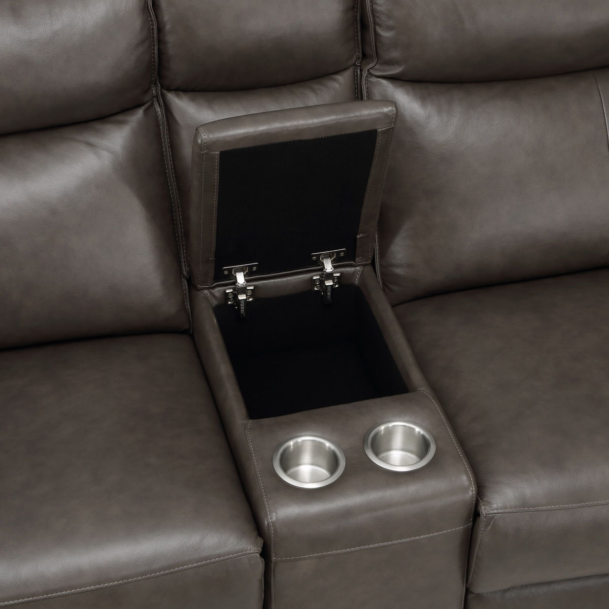 Maroni - Power Double Reclining Loveseat With Center Console And Power Headrests