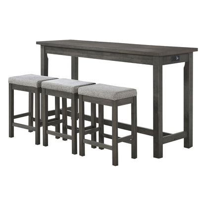 Connected - 4-Piece Pack Counter Height Set