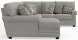 Livingston - Sectional With Comfort Coil Seating And Accent Pillows Included