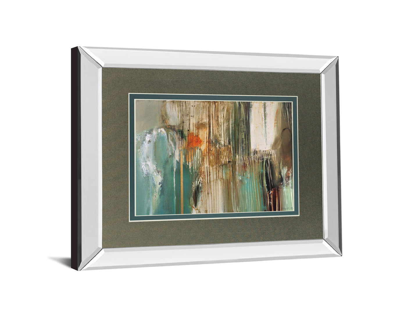Peppermint Grove By Natasha Barnes - Mirror Framed Print Wall Art - Dark Gray