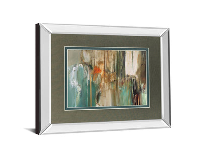 Peppermint Grove By Natasha Barnes - Mirror Framed Print Wall Art - Dark Gray
