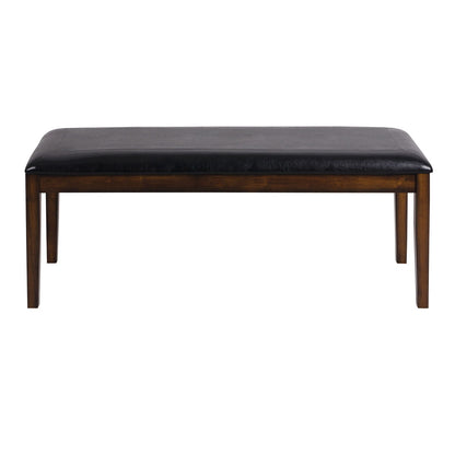 Delmar - 6 Piece Pack Dinette Set - Espresso / Black