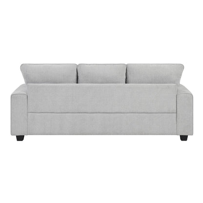 Sarah - Sofa & Loveseat - Pearl Silver