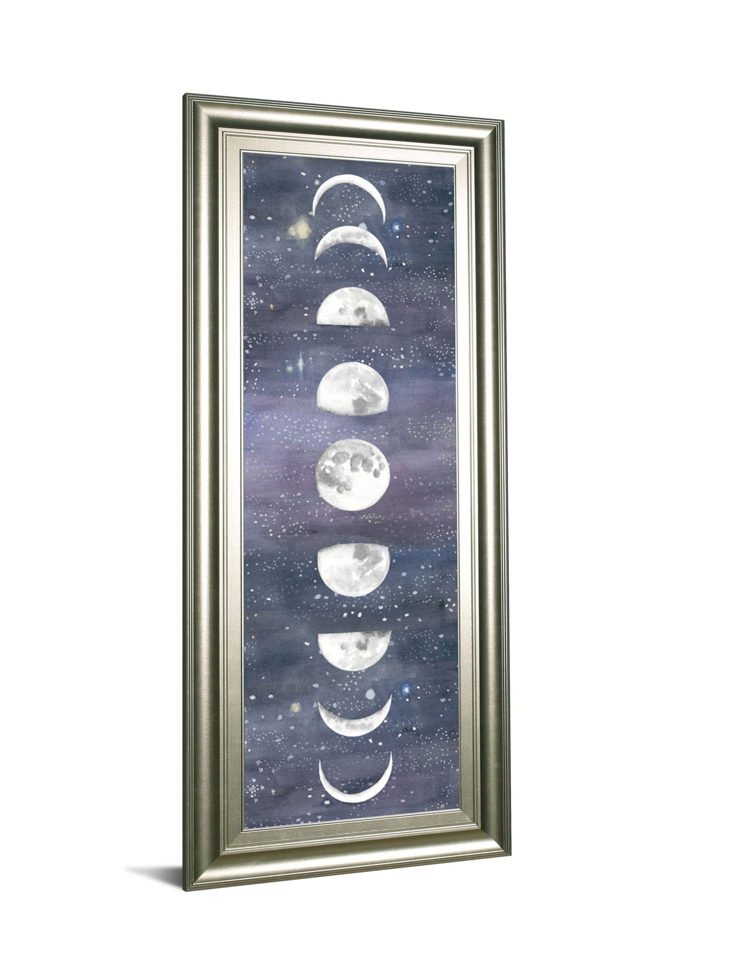 Moon Chart Il By Naomi Mccavitt - Framed Print Wall Art - Dark Gray