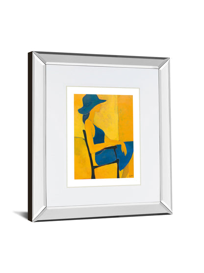 In View Of Il By Augustine - Mirror Framed Print Wall Art - Yellow