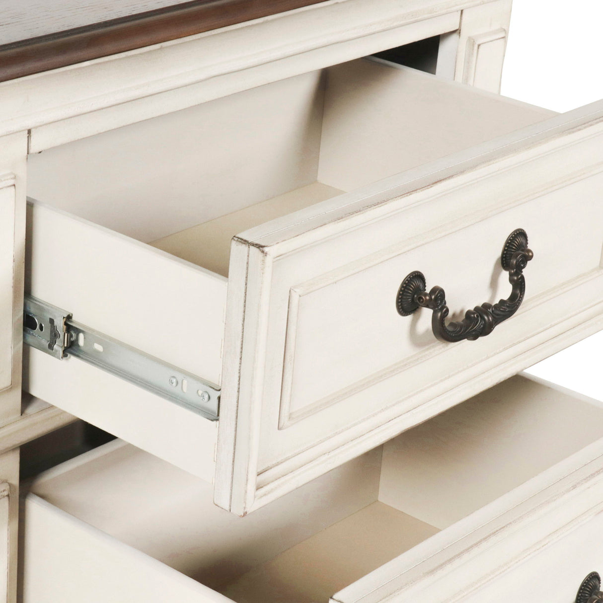 Anastasia - Nightstand - Antique White