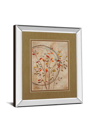 Autumn's Delight Il By Nan - Mirror Framed Print Wall Art - Light Brown