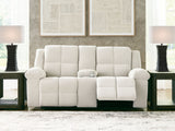 Orlen - Double Reclining Loveseat With Console - Winter