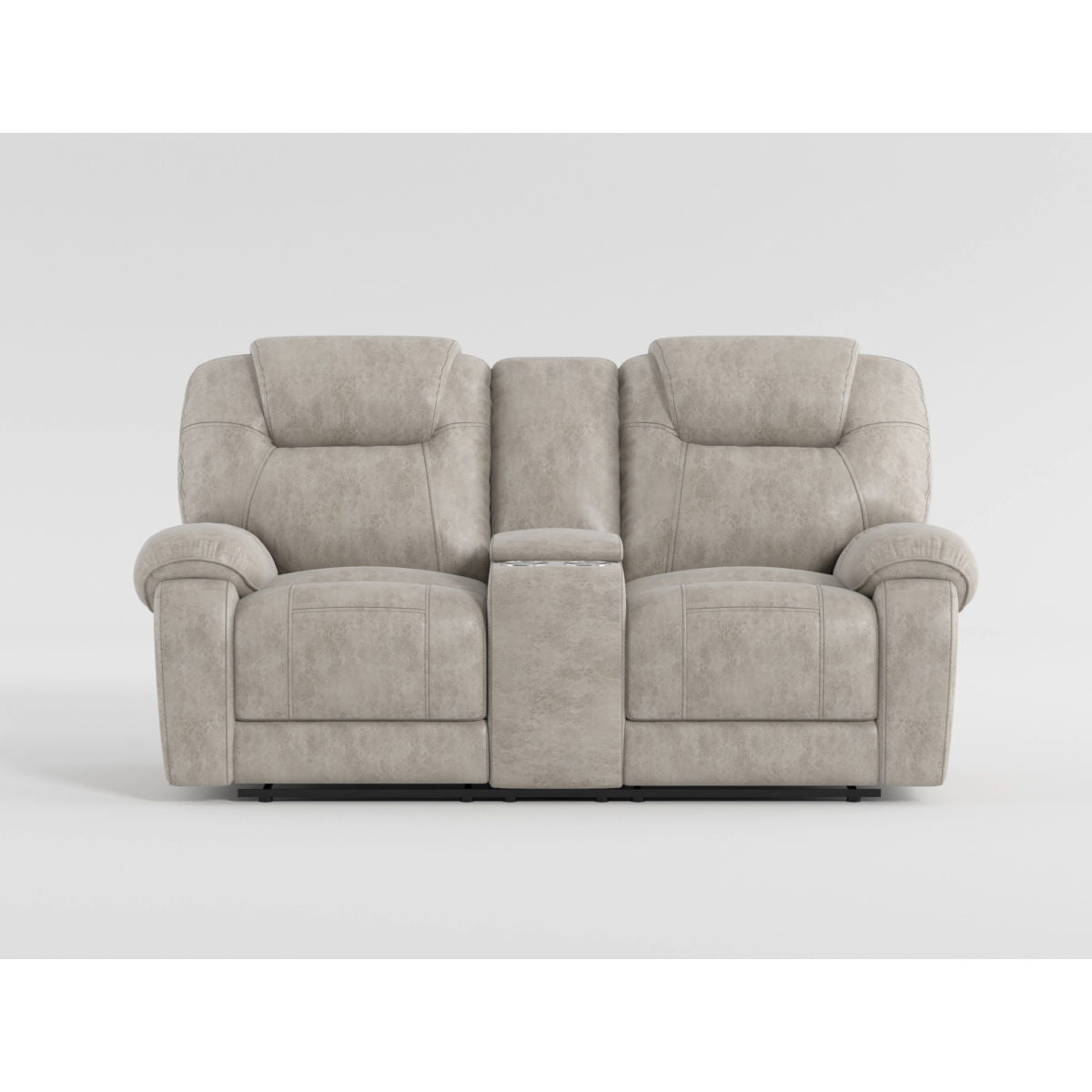 Gainesville - Double Reclining Loveseat With Center Console - Chocolate