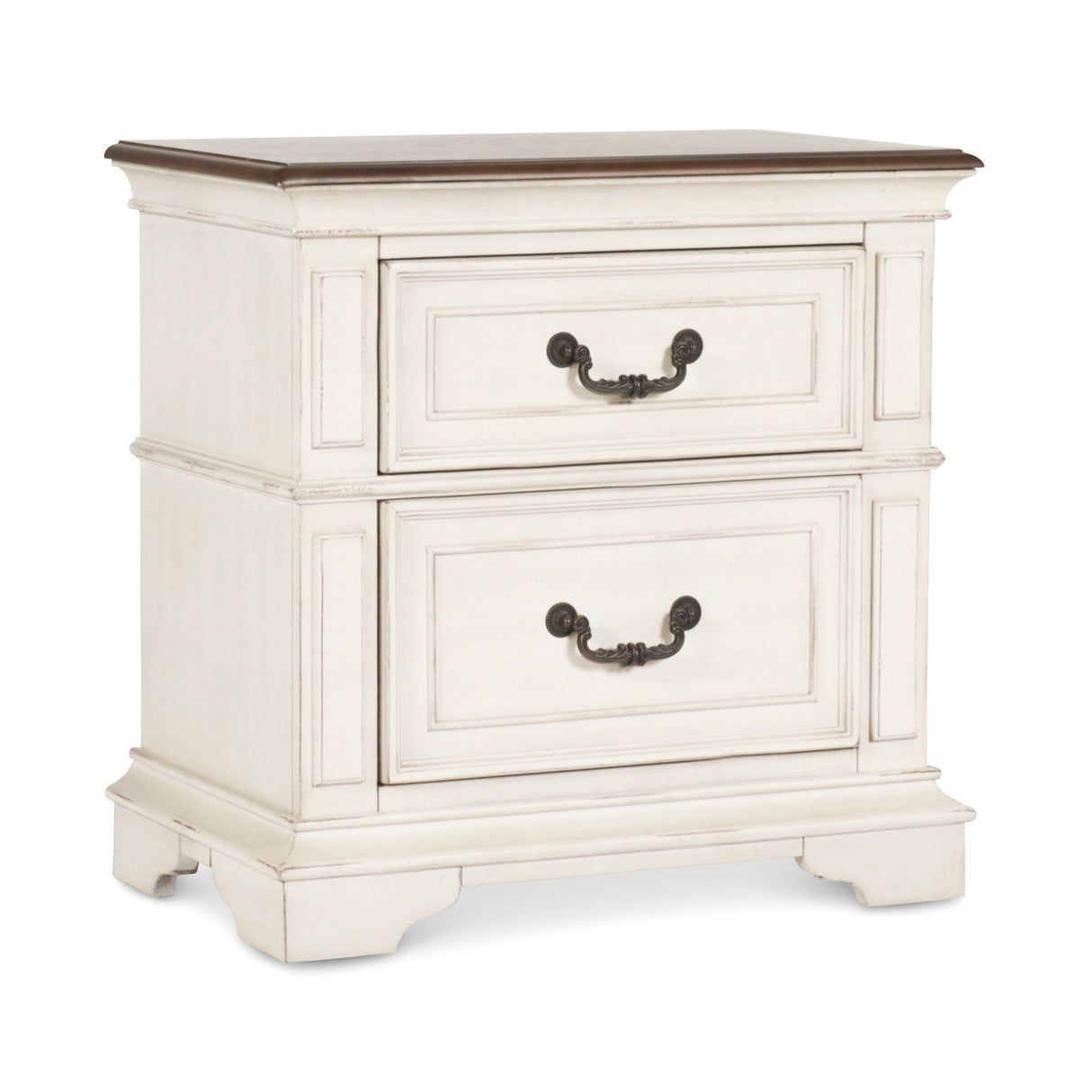 Anastasia - Nightstand - Antique White