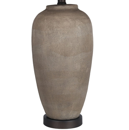 Earthen Elegance Ceramic & Metal Table Lamp (Set of 2) - Earthen / Oil Bronze