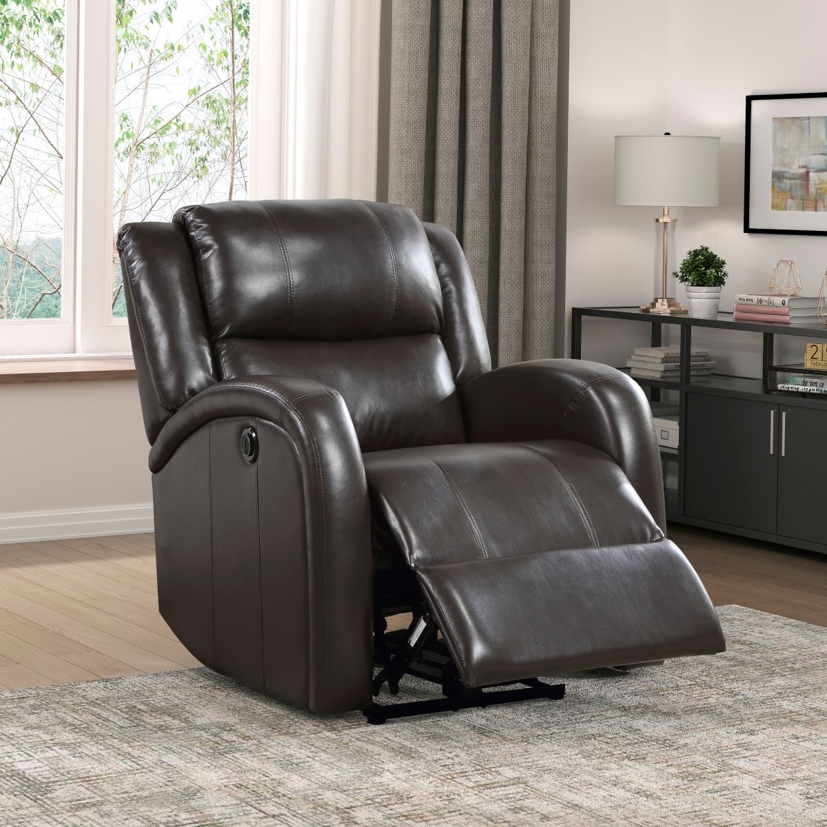 Foxcroft - Power Reclining Chair