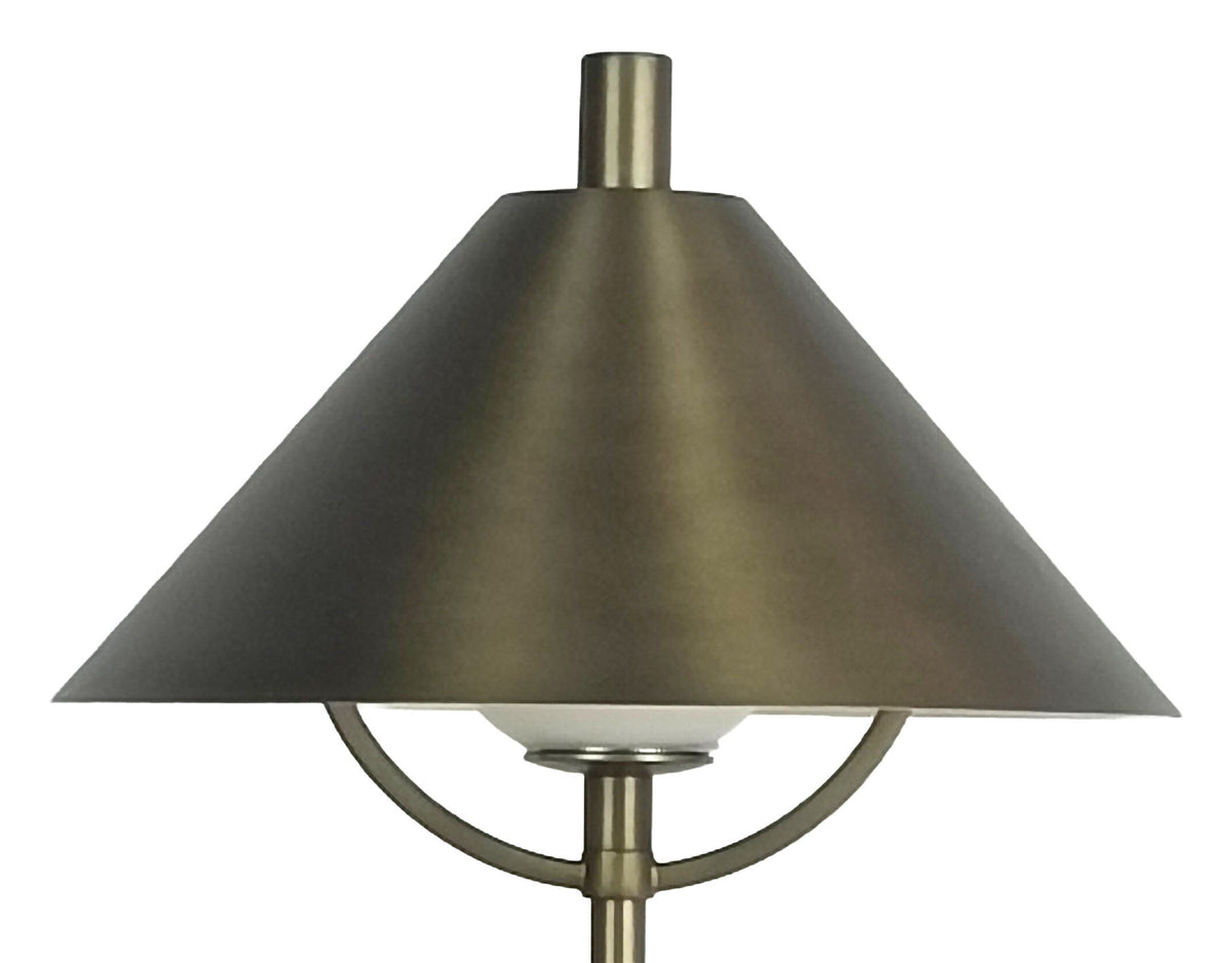 Crescent Mantle - 30 X 12 - Metal Buffet Lamp (Set of 2) - Matte Golden Bronze