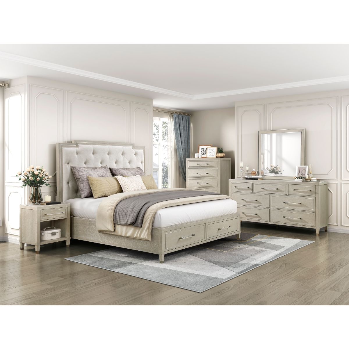 Genoa - Nightstand - Natural