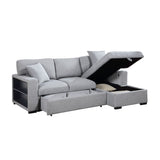 Pompano - Sectional With Chaise, Pull-Out Bed And Hidden Storage, Charging Ports