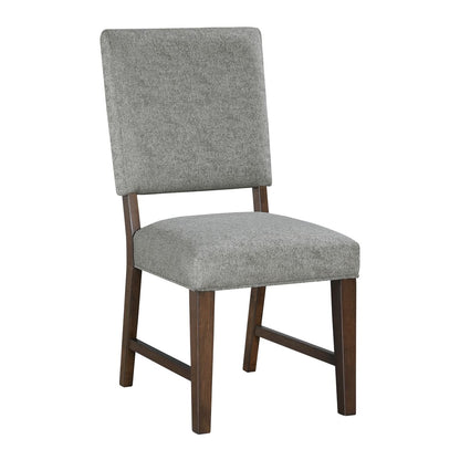 Franco - 5 Piece Dining Room Set (Table & 4 Side Chairs) - Walnut / Gray