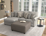 Livingston - Sectional With Comfort Coil Seating, 40" Cocktail Ottoman And Accent Pillows Included