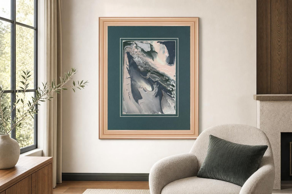 34x40 Sage Advice Abstract II By Natalie Sizemore - Dark Gray