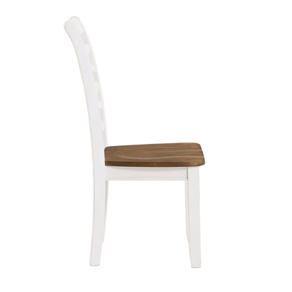 Dobson - 7 Piece Dinette Set - White / Cherry