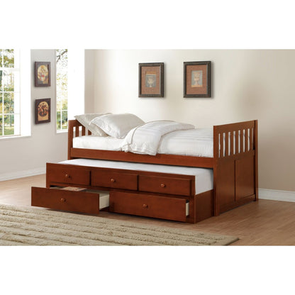Rowe - Twin/Twin Trundle Bed - Cherry
