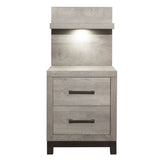 Zephyr - Nightstand With Wall Panel