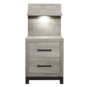 Zephyr - Nightstand With Wall Panel
