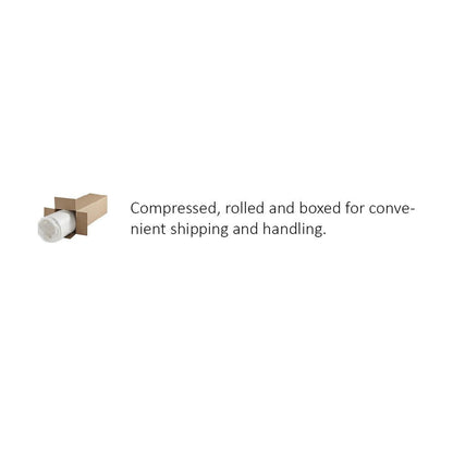 Leo - 7" Gel Infused Memory Foam Mattress And Pillow Set