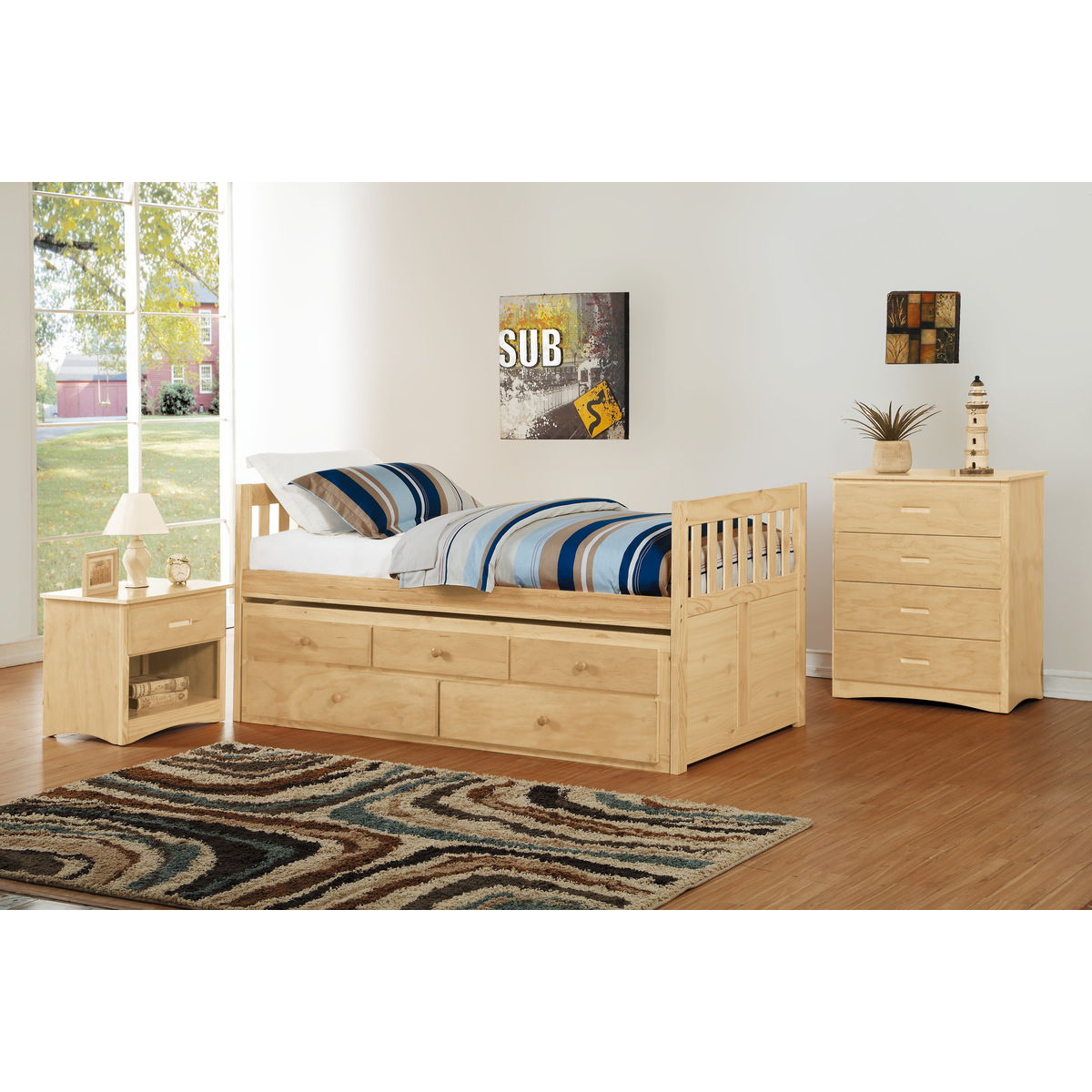 Bartly - Trundle Bed