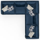 Jetson - Sectional With Comfort Coil Seat Cushions And Included Accent Pillows