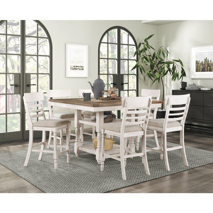 Alburgh - Counter Height Chair (Set of 2) - Light Gray