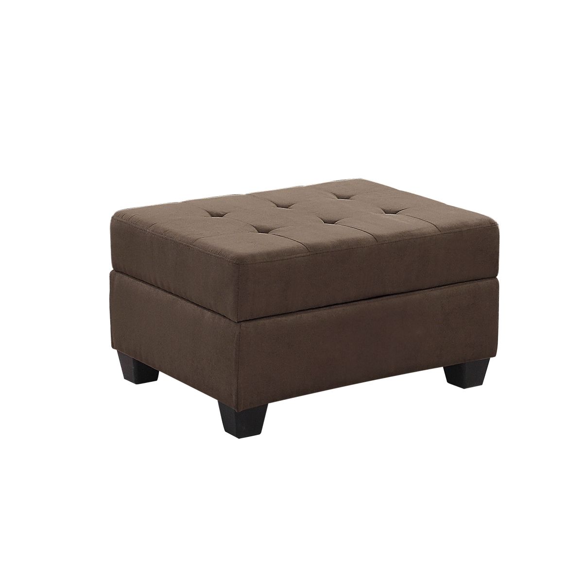 Maston - 3 Piece Reversible Sectional With Drop-Down Cup Holders And Storage Ottoman