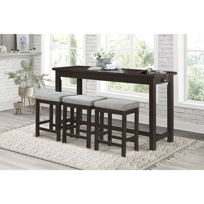 Connected - 4-Piece Pack Counter Height Set