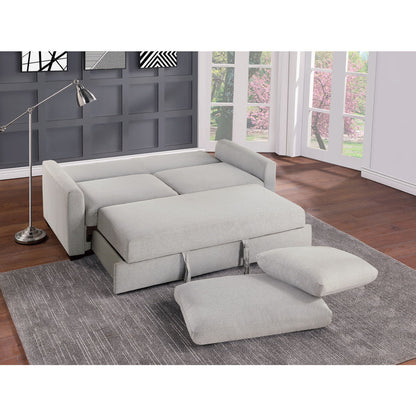 Price - Convertible Studio Sofa With Pull-Out Bed - Gray