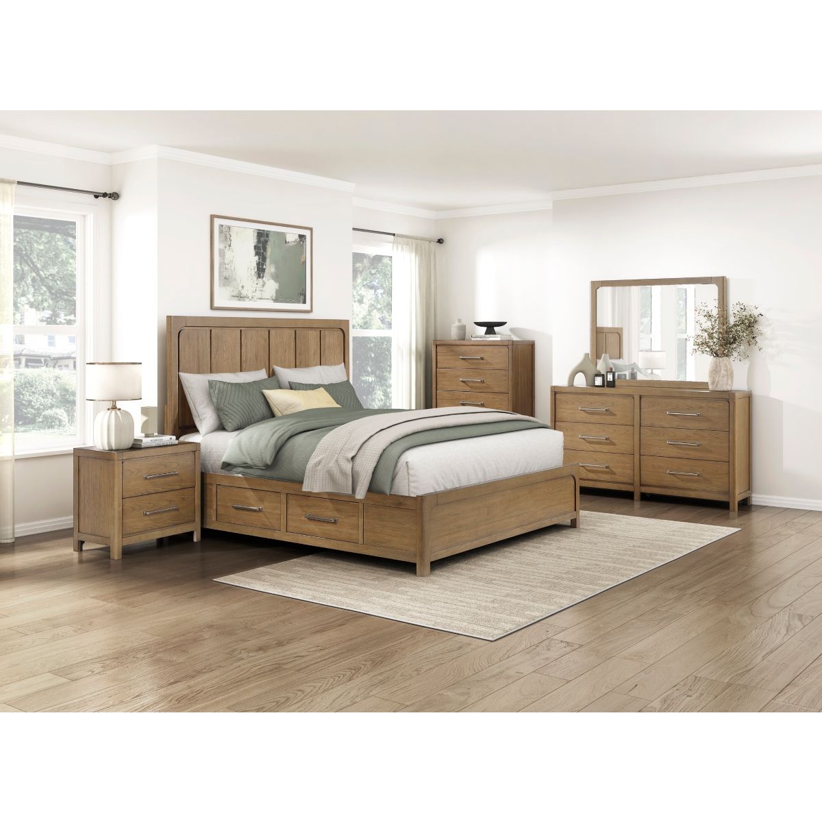 Charlotte - Nightstand - Light Brown
