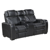 Apex - Power Double Reclining Loveseat With Center Console, Power Headrests, Storage Arms With Cup Holders, Wireless Charger, Air Massage And Heat, LED Lighting And Charging Ports