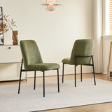 Erik - Side Chair With Black Metal Frame (Set of 2)