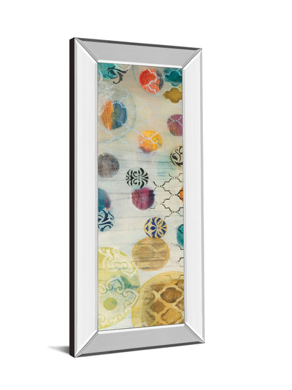 Casa Blanca Panel I By Jeni Lee - Mirror Framed Print Wall Art - Beige