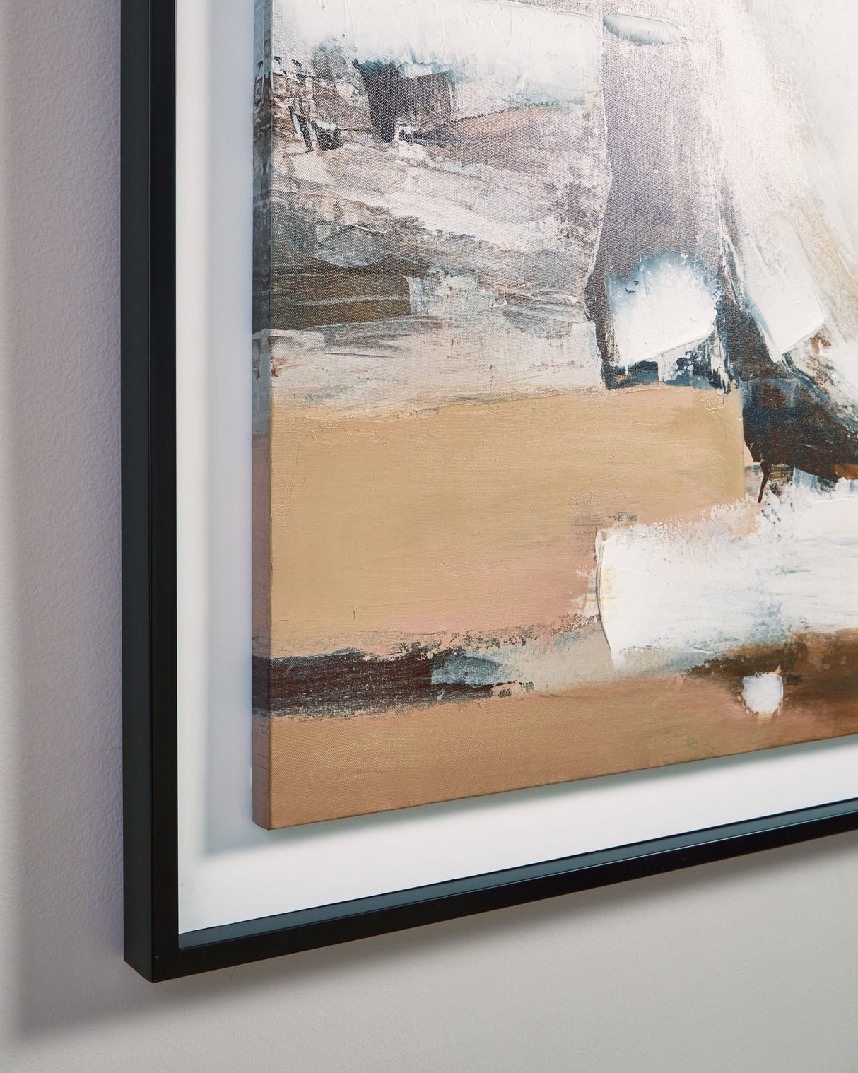 Bradlow - Wall Art - Brown / White / Black