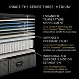 Beautyrest Black - 15.25" Series Three Medium Mattress