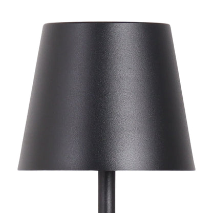 "Eclipse Aura I" Rechargeable LED Metal Accent Lamp (Set of 2) - Black