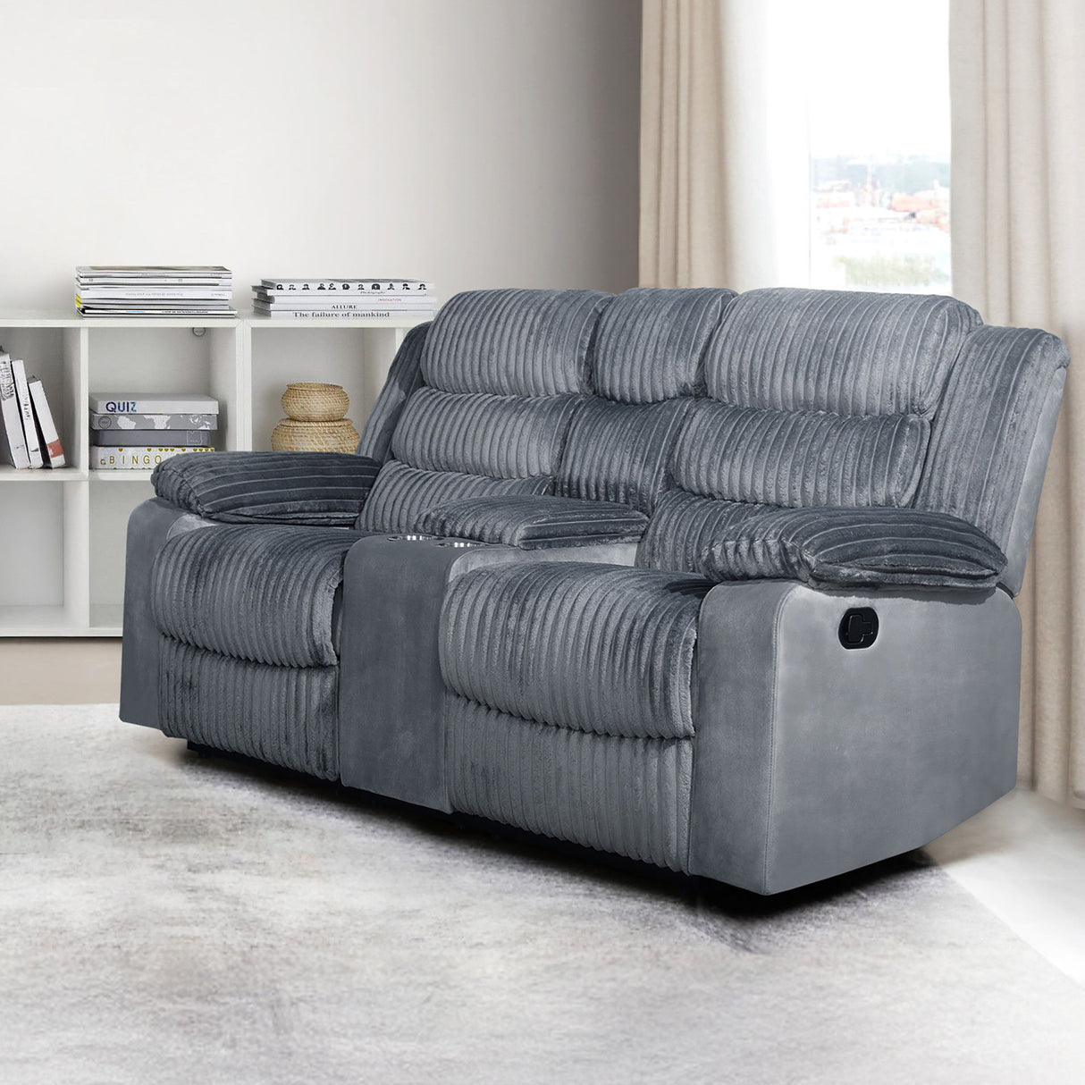 Willow - Console Loveseat With Dual Recliners