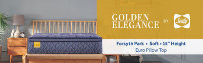 Golden Elegance - Forsyth Park Soft Euro Pillow Top Mattress