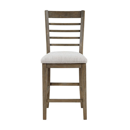 Emilia - 6 Piece Pack Counter Height Set - Brown