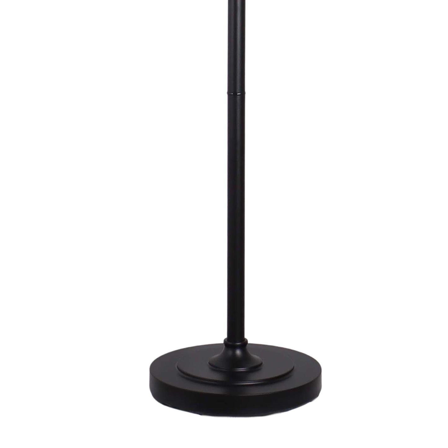 "Globe Cascade" Metal Floor Lamp With Glass Globes - Polished Chrome / Smoked Glass