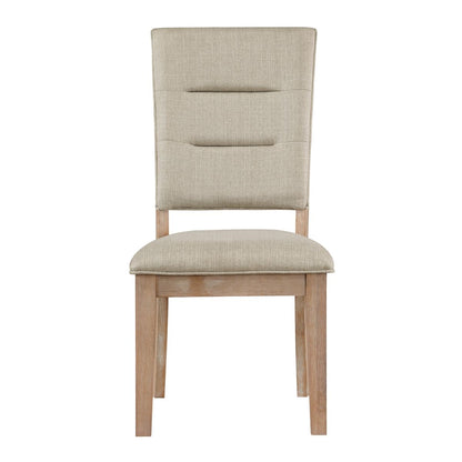 Aberdeen - 5 Piece Dining Room Set (Table & 4 Side Chairs) - Beige / Oak