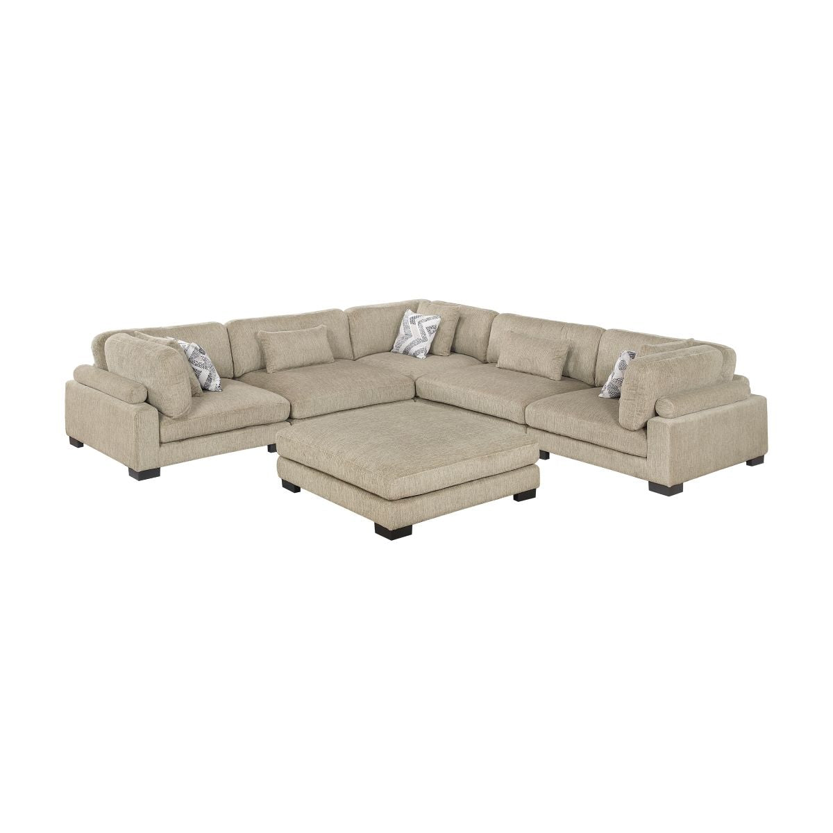 Tinley - Modular Sectional And Ottoman