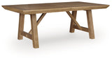 Ridgester - Rectangular Dining Room Extension Table - Light Brown